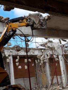 Démolition BROKK plancher R+1 Maison des Associations Soissons