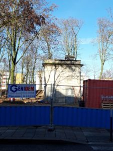 Après démolition Kiosque Promenades Reims