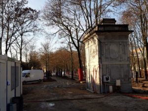 Après démolition Kiosque Promenades Reims