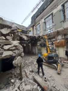 Démolition robotisée du plancher