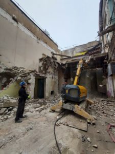 Démolition robotisée du plancher